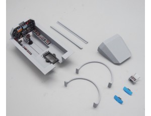 Top-Design 3D Print Scale Cockpit Panels Set For Flyfans K-8 64mm EDF Jet 